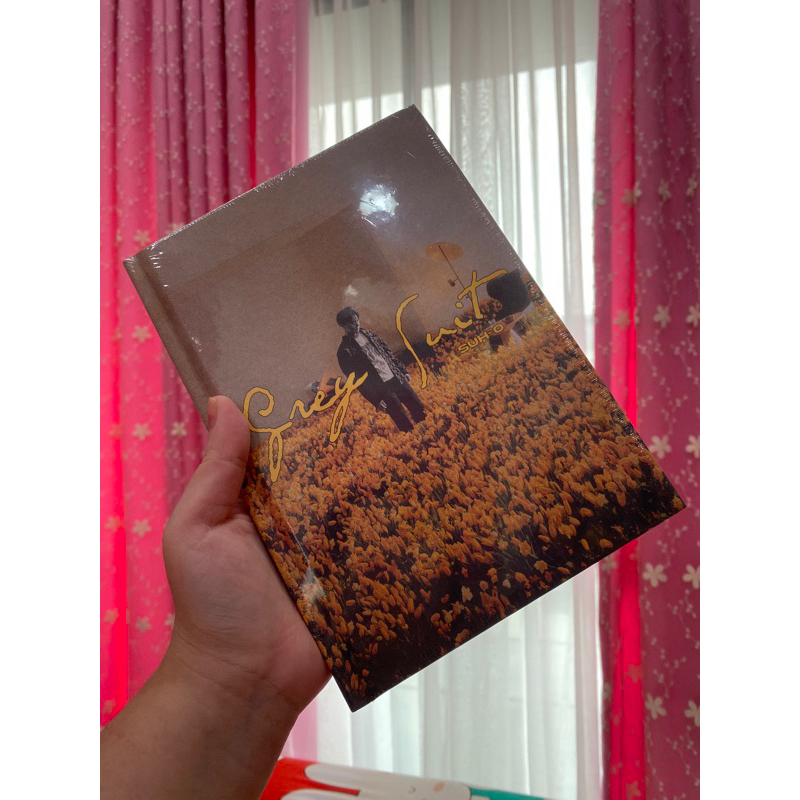 album suho grey suit x fansign mecima (sealed)