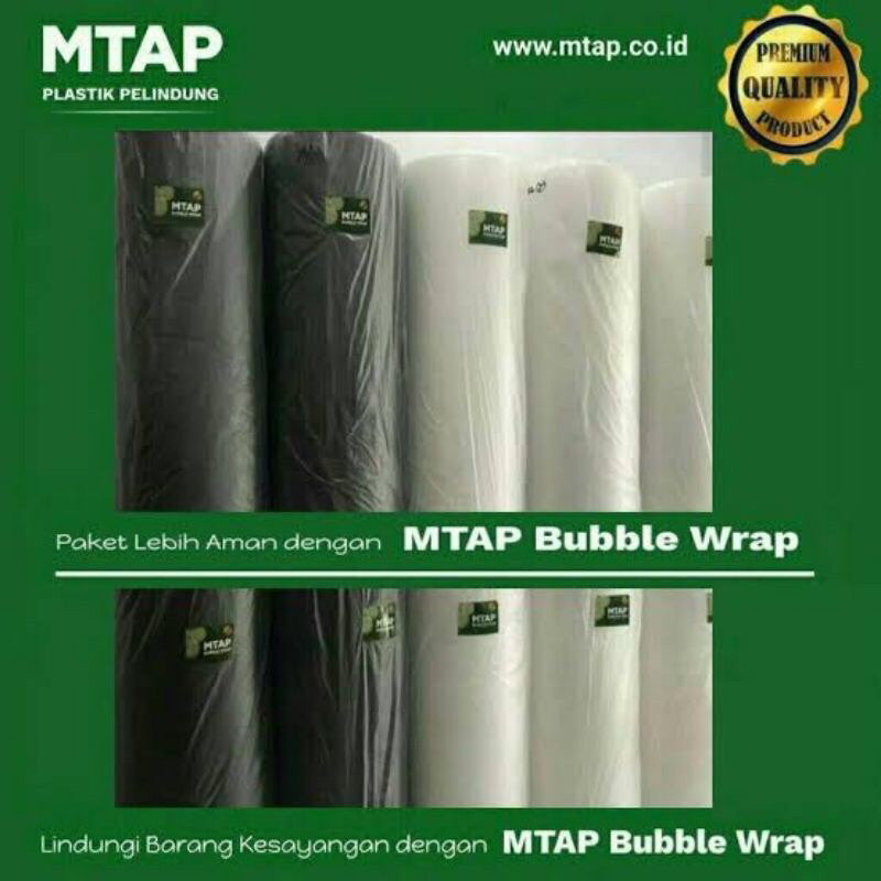 

MTAP Bubble Wrap roll HItam 125 X 50