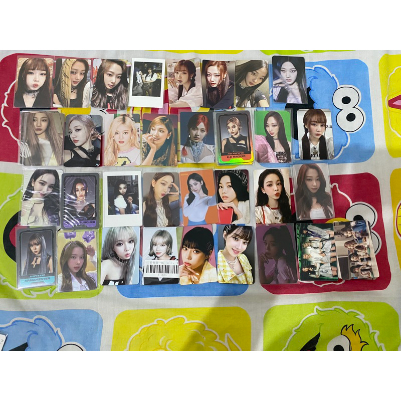 Jual Aespa Girls Official Pc Photocard Ningning Karina Winter Giselle Character Card Real World 