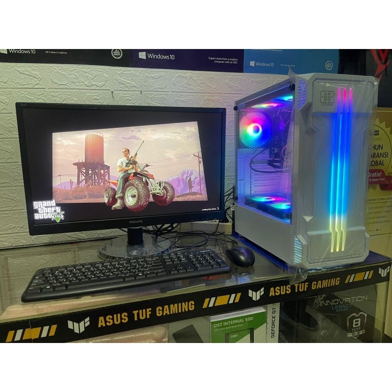PC GAMING CORE I5 4590 + LED 24 INC + SSD240 BERGARANSI