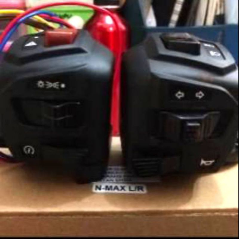SAKLAR SAKELAR NMAX OLD N MAX LAMA LAMPU BIRU SET KIRI KANAN UNIVERSAL