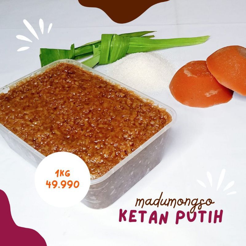 

MADUMONGSO KETAN PUTIH 1kg || JENANG KETAN || KETAN PUTIH