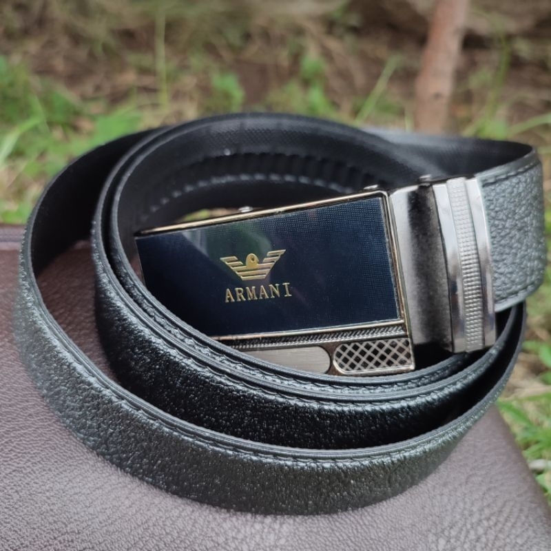 Ikat Pinggang Pira Rell Lebar 3.5 Cm | Sabuk Cowok Kepela Rell Import