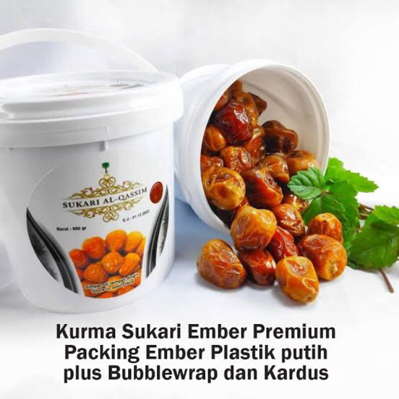 

KURMA AL QASIM 1KG 6PACK KEMASAN PACK 250gr Dan TOPLES