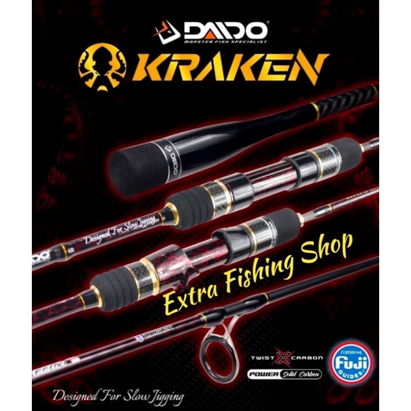 Joran Daido Kraken Light Jig 1.80m || Ready Spin dan OverHead