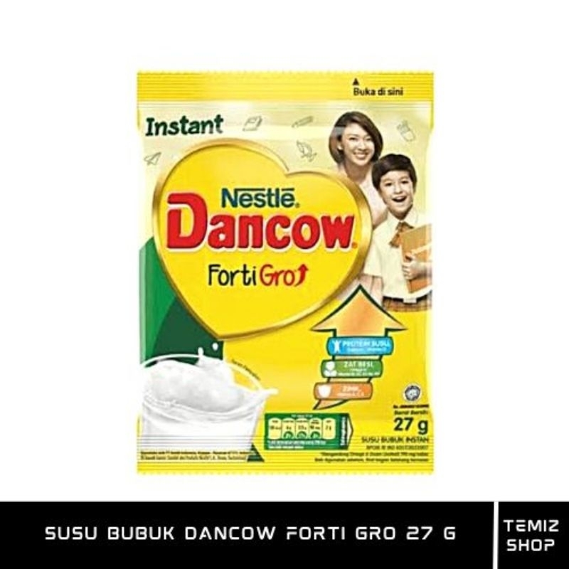 

Susu Dancow Forti Gro 27 gram 1 Renceng isi 10