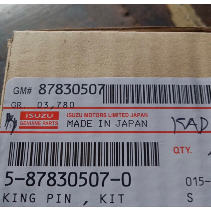 King pin isuzu kad set Merk isuzu