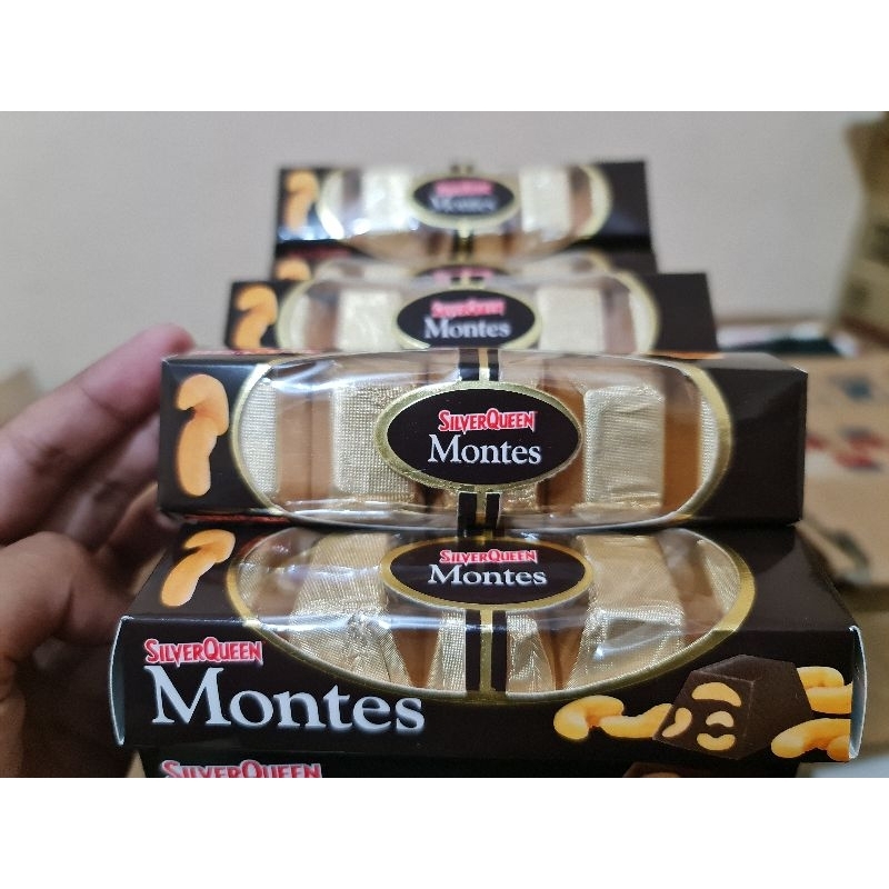 SilverQueen Montes 50gram - SilverQueen Piramid Montes kemasan 50gram - Coklat balok SilverQueen Mon