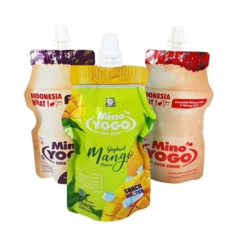 

mino yogo coco drink minuman jelly nata de coco rasa creamy yogurt isi 5pcs