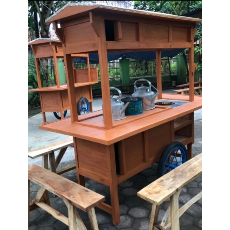 Set Anglo Drum + Teko Ceret Angkringan stainless tebal 5 liter, Murah