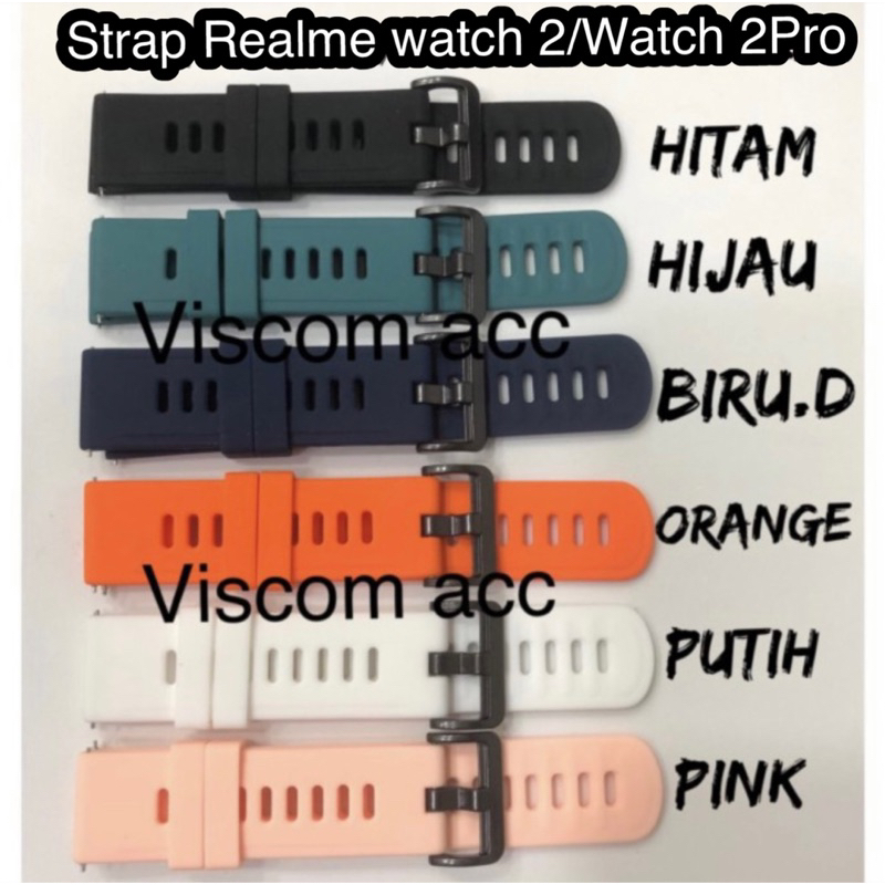 Strap Realme Watch 2 / Realme Watch 2 Pro 22mm || Tali Realme watch 2