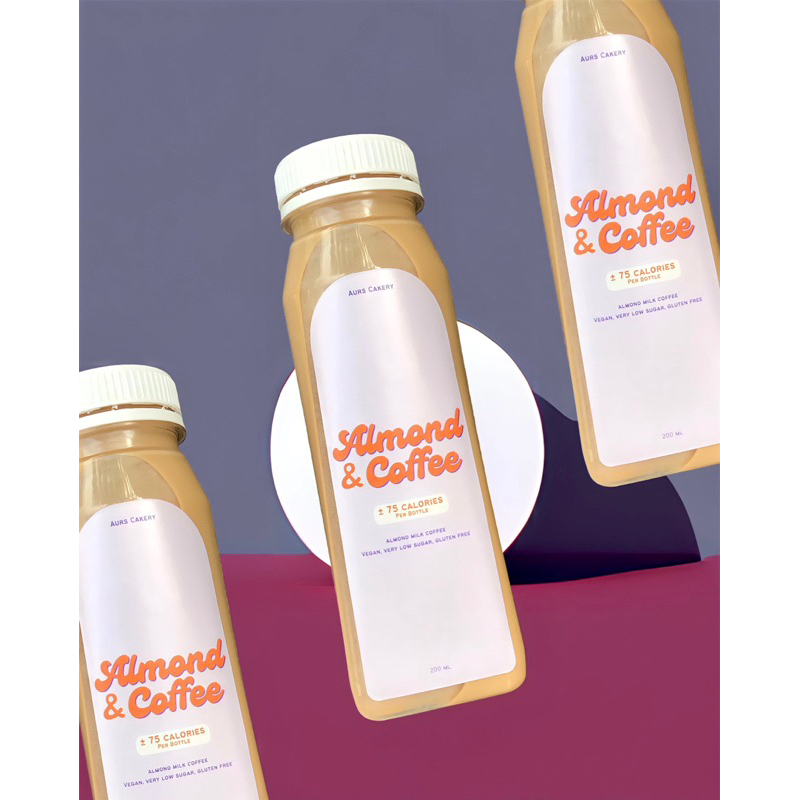 

Almond & Coffee - Aurs Cakery - Low Calorie, vegan & very low sugar