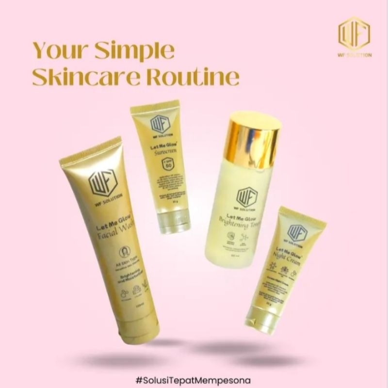 PAKET LET ME GLOW GOLD SERIES WF SOLUTION