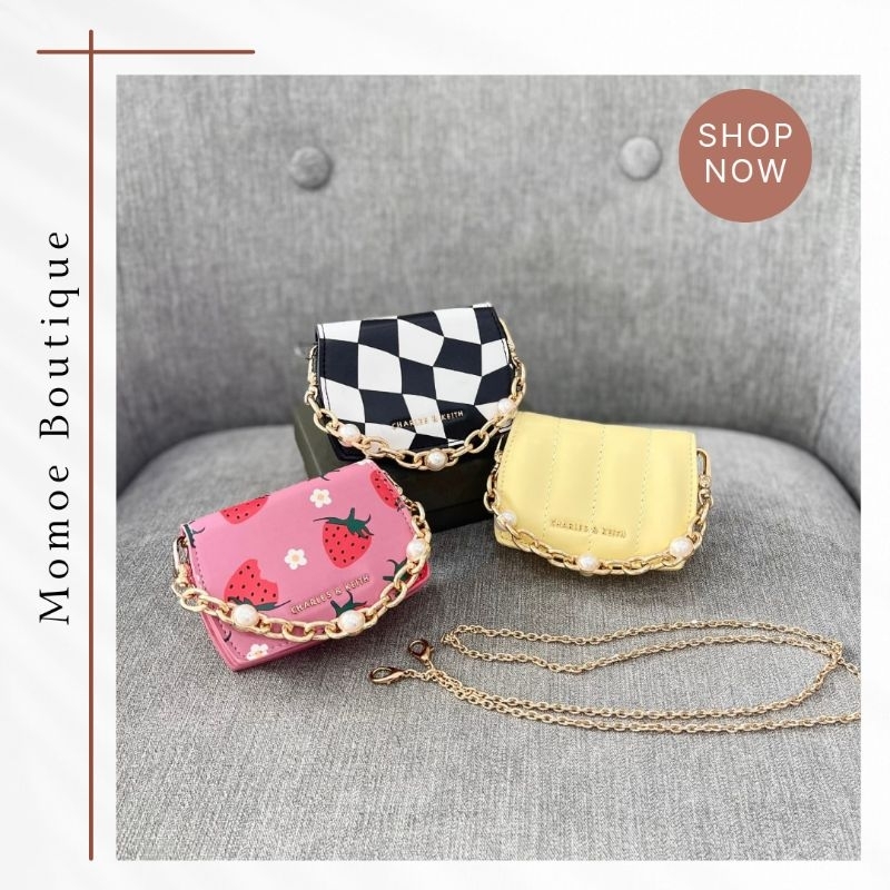 Dompet Mini Bisa Diselempang CK Mini Wallet on Chain C1411