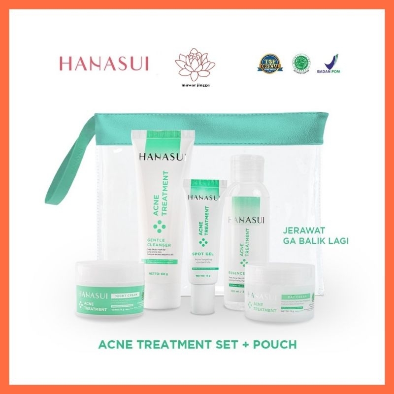 Hanasui acne treatment series / hanasui paket acne