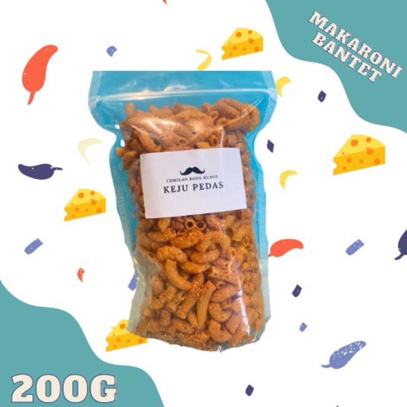 

makaroni bantet makaroni renyah makaroni garing 200g Rasa KEJU PEDAS