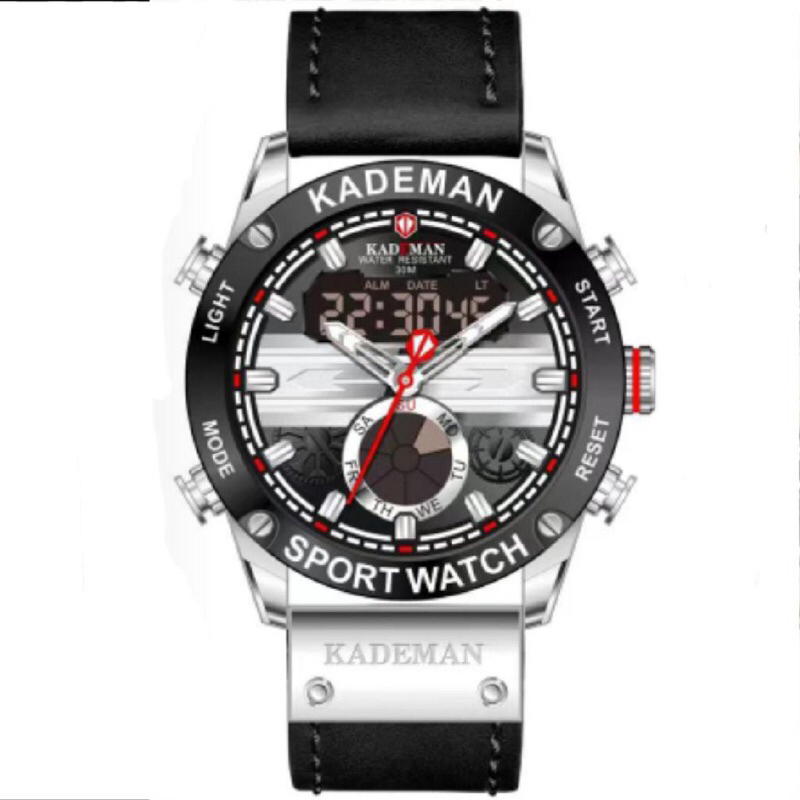jam tangan kademan double time K9103G water resistand