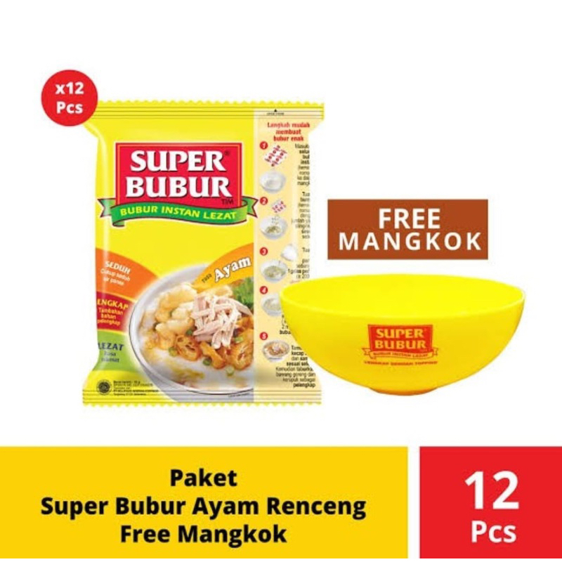 

instan super bubur