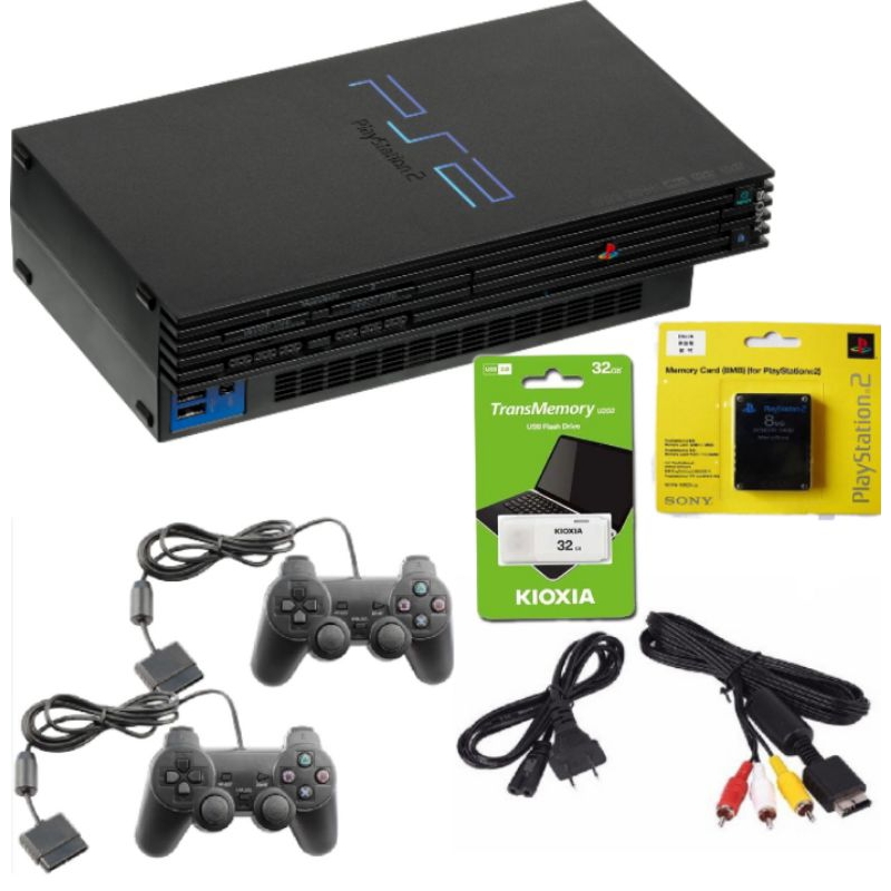 PS2 FAT tebal isi 50&95 game komplit