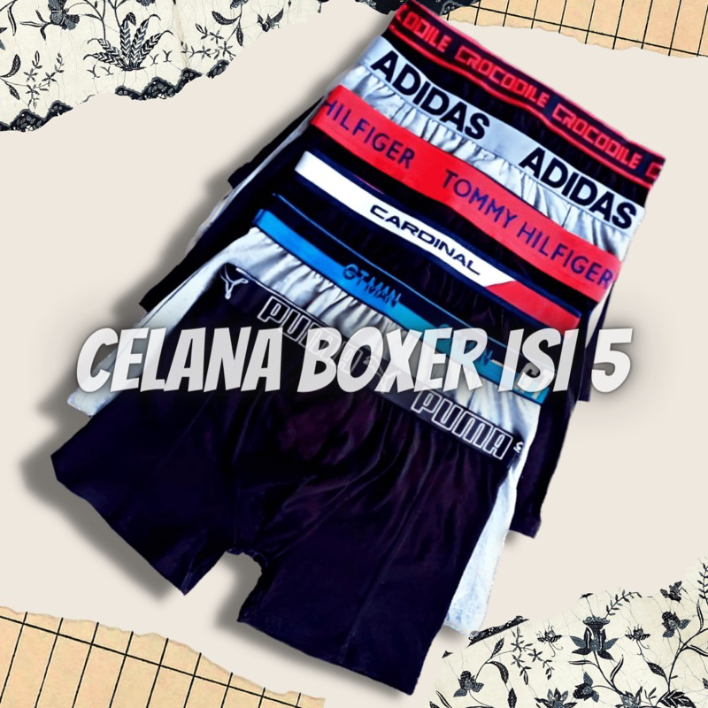 Celana dalam pria isi 6 random berkualitas terbaru celana dalam boxer pria 2023