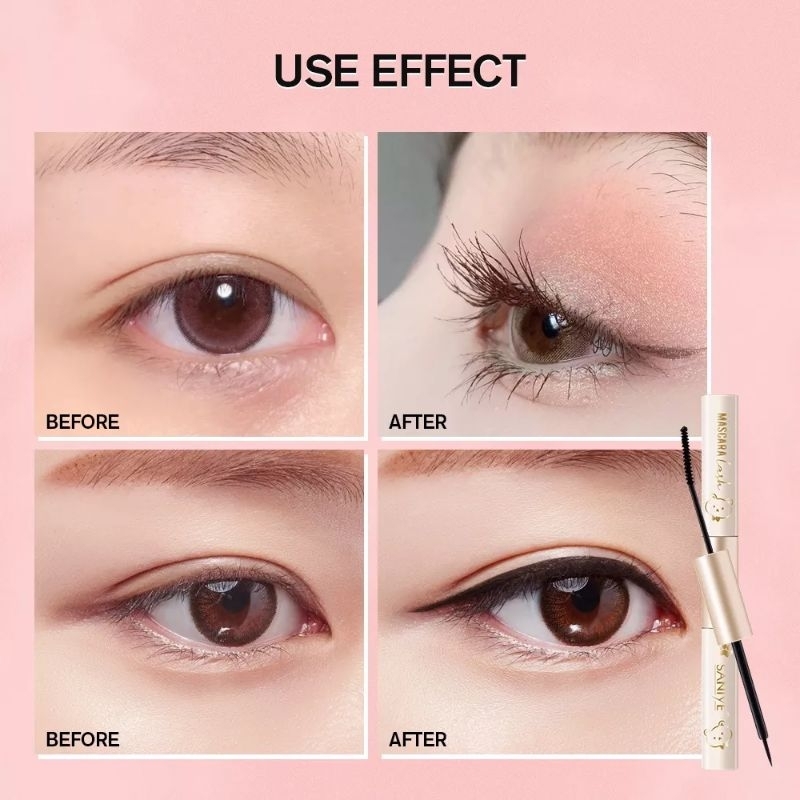 COD 2in1 maskara eyeliner waterproof