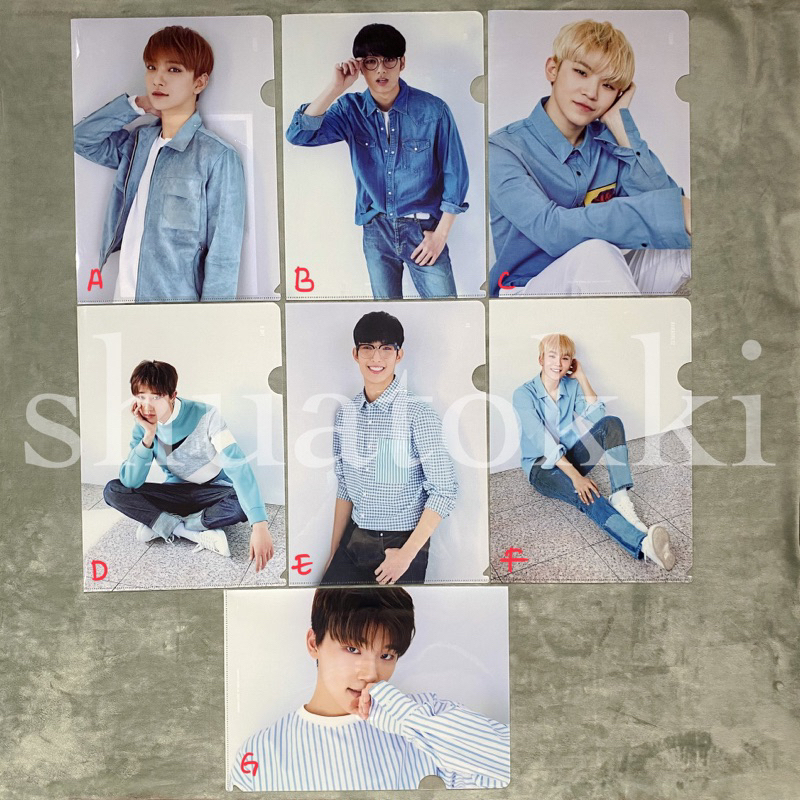 SEVENTEEN 2nd CARAT GENERATION CARGEN CLEARFILE JOSHUA JISOO JUN JUNHUI WOOZI JIHOON THE8 DK DOKYEOM