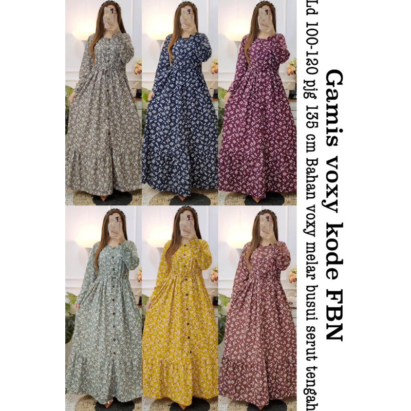 Gamis voxy busui fbn