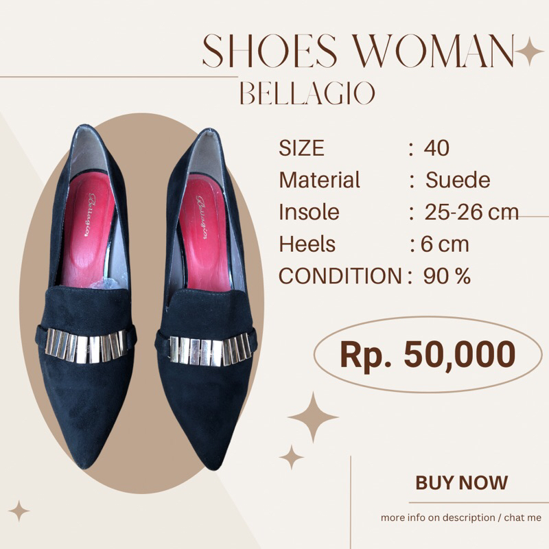SEPATU HEELS WANITA - AUTHEN BELLAGIO
