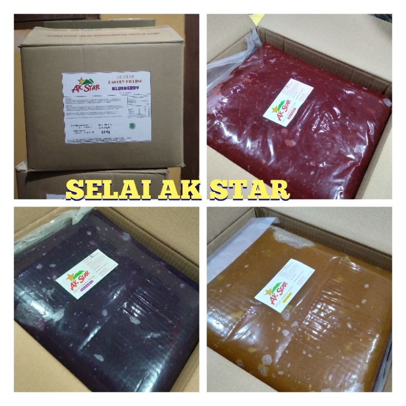 SELAI AK STAR(SELAI SERAT)ANEKA RASA REPACK 1 KG