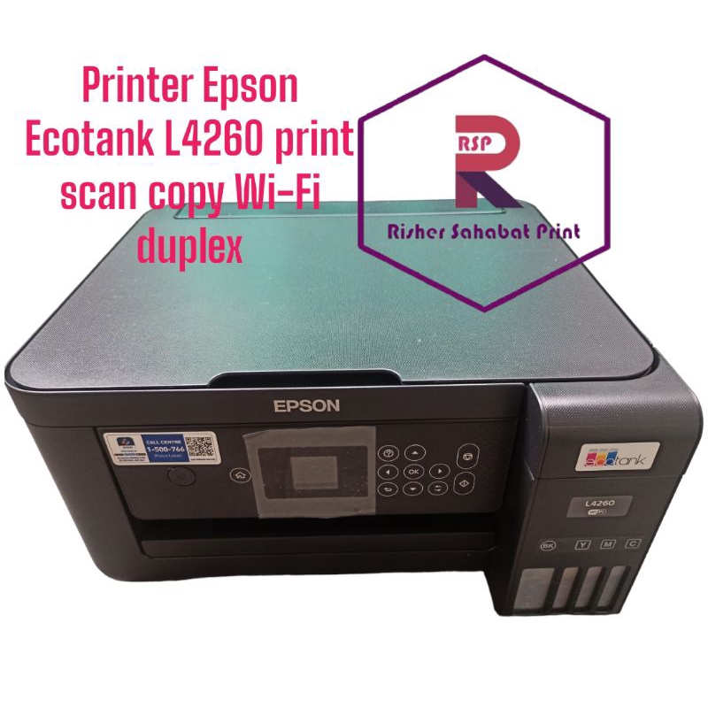 Printer Epson Ecotank L4260 print scan copy Wi-Fi duplex