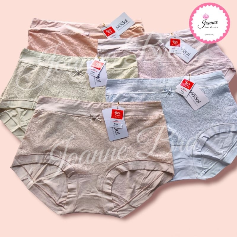 Elena Celana Dalam Wanita Transparan Perut Katun Modal Semi Highwaist E 9441 Fit bb 60kg - CD Pasak 