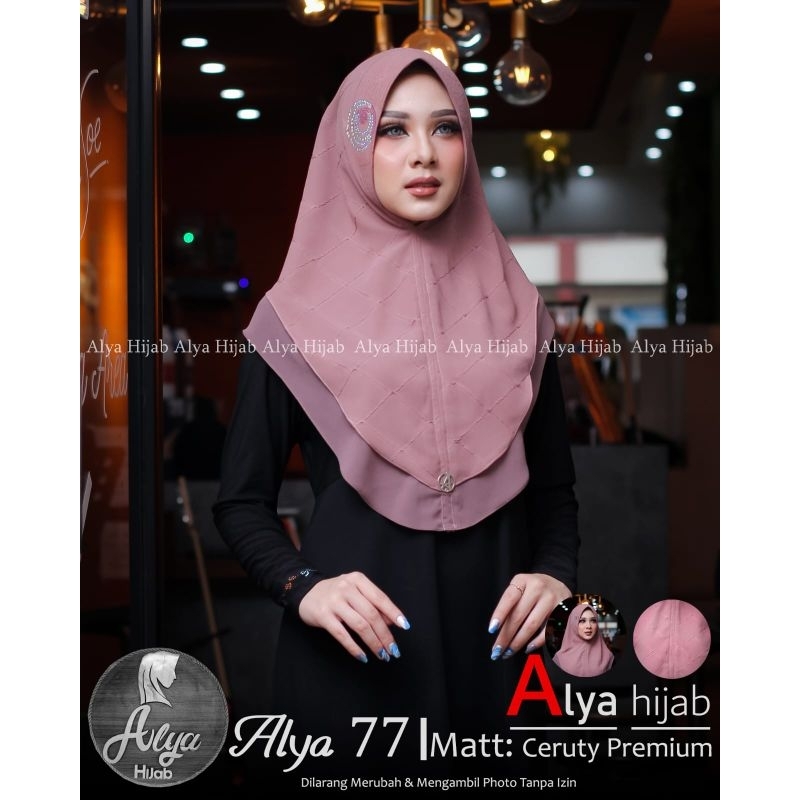 Hijab Alya kode *77* Ori Alya hijab