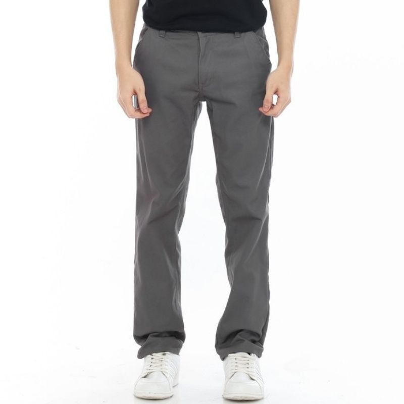 Terbaru Celana Chino Reguler Standar Pria Panjang Celana Long Pant Reguler Fit Gombor Celana Chino Jumbo Matt Katun Twill non Stretch BISA COD