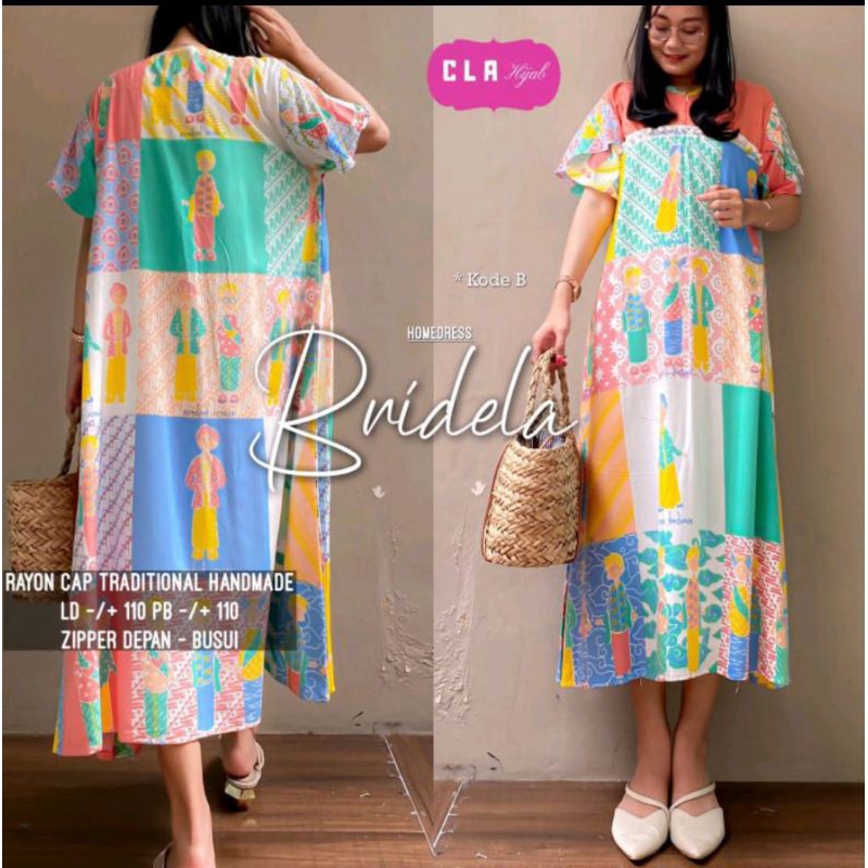 DASTER PAYUNG POM POM MEMORIES SEMERBAK BATIK ORIGINAL PREMIUM DASTER KEKINIAN DASTER LUCU GROSIR DA