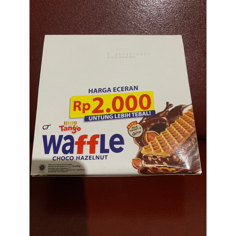 

TANGO WAFFLE CHOCO HAZELNUT 12x25 GR