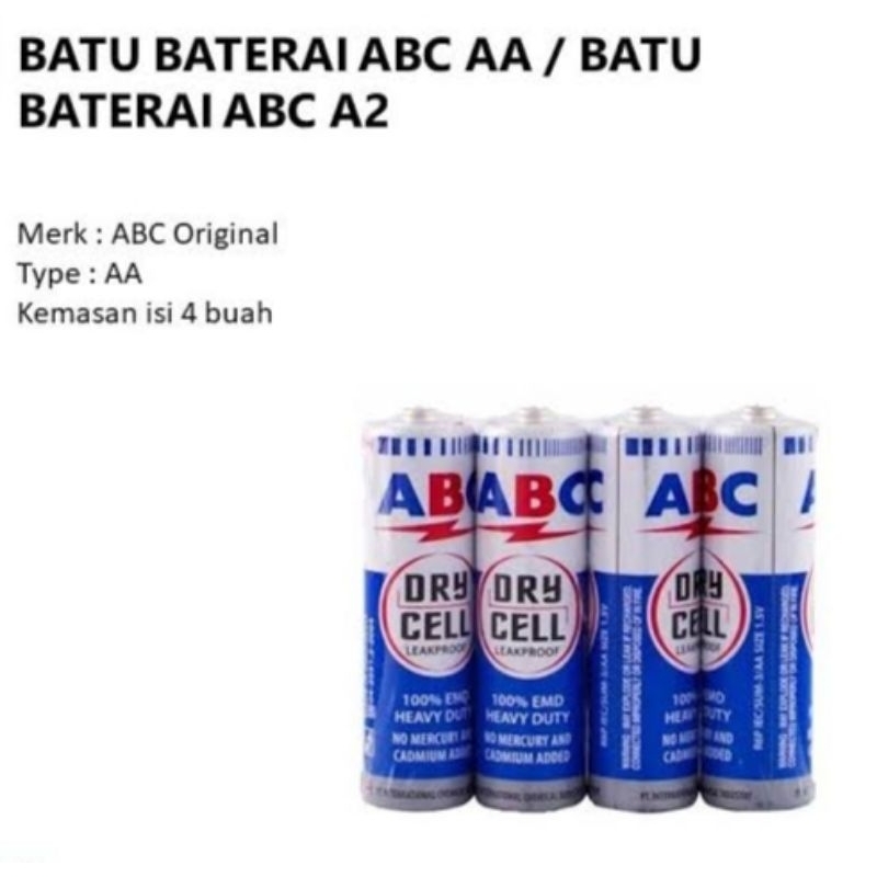 Batu Baterai ABC A2