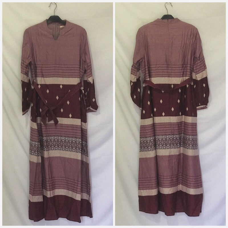 Novel Mice Gamis Rayon Print Uk M