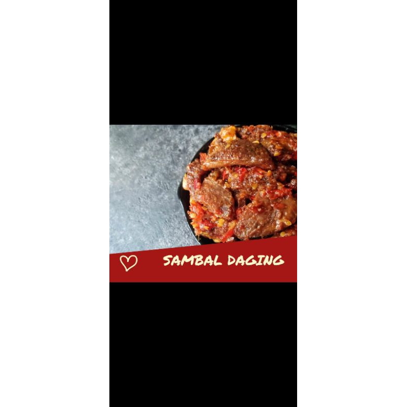 

sambal daging mercon