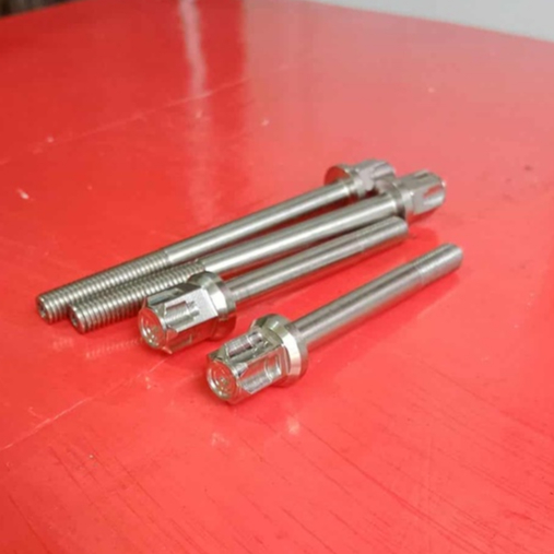 Baut Pangkon Mesin Depan Stainless 4Pcs Baut Drat Dudukan Mesin Depan Stenlis 1 Set