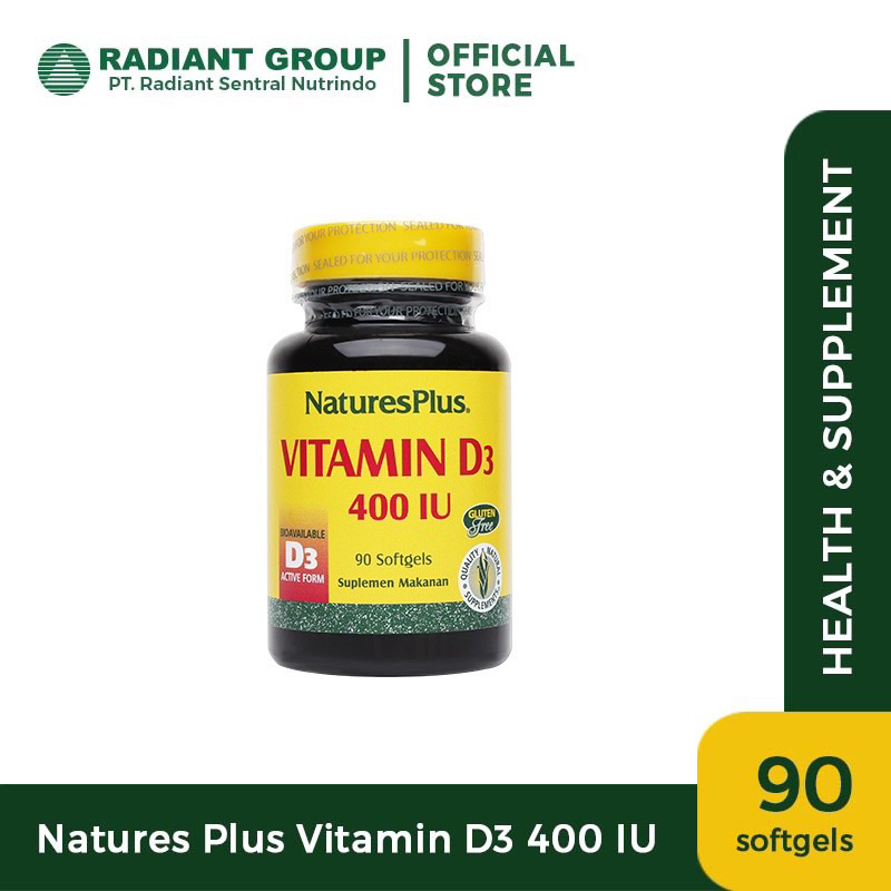 Nature Plus Vitamin D3 400 IU