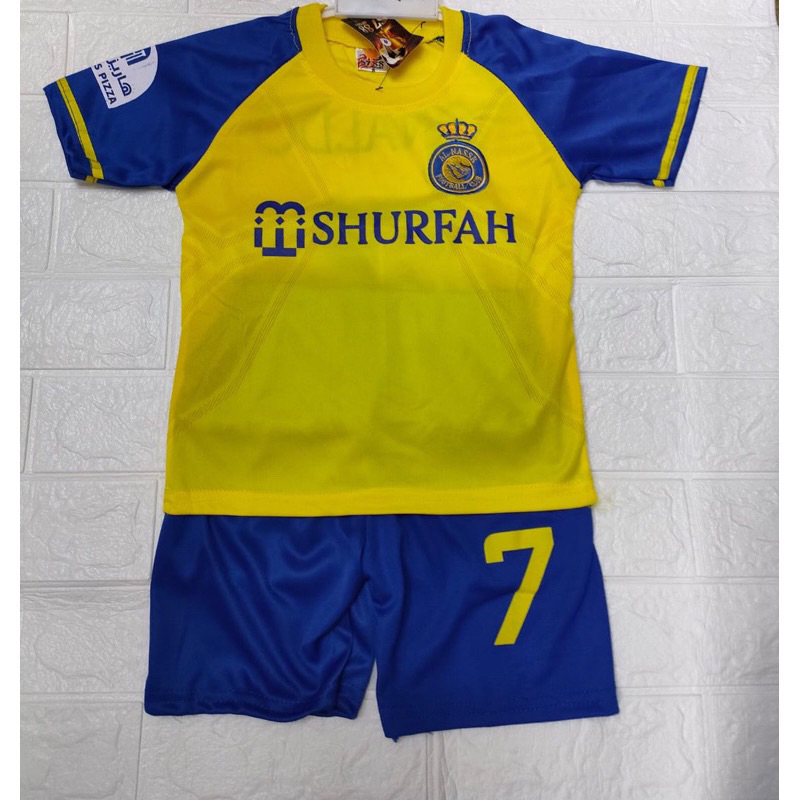 SETELAN JERSEY AL NASSR BOLA ANAK 2022