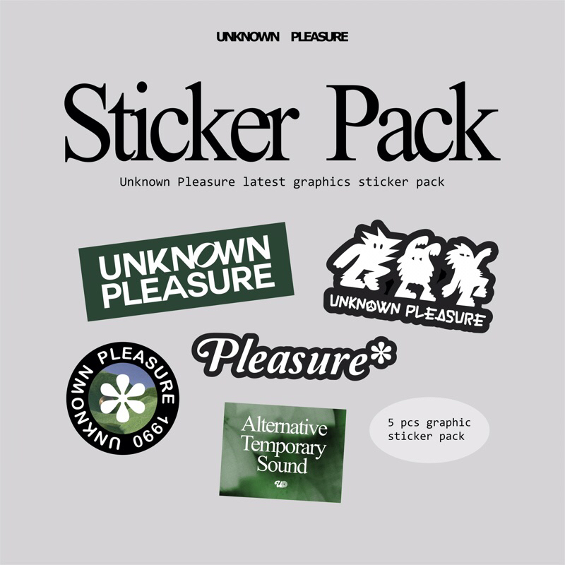 

UNKNOWN PLEASURE - STICKER PACK