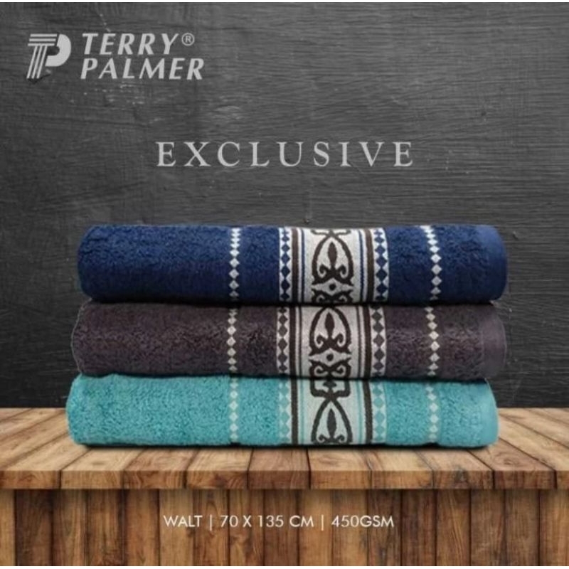 Handuk TERRY PALMER EXCLUSIVE Jumbo uk 70×140 cm - HANDUK MANDI DEWASA TEBAL / Handuk Premium / Handuk Bordir TP Exclusive / Handuk Katun Termurah BEST SELLER