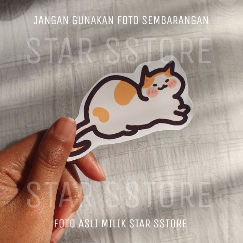 

Stiker Kucing Gembul Chubby Cat Sticker