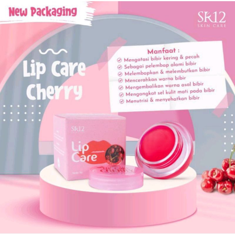 SR12 Lip Care Cherry / Pencerah Bibir SR12 Original BPOM