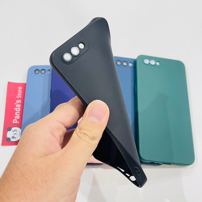 Case Realme C1 Lenspro Makaron Full Color Softcase Pro Lensa