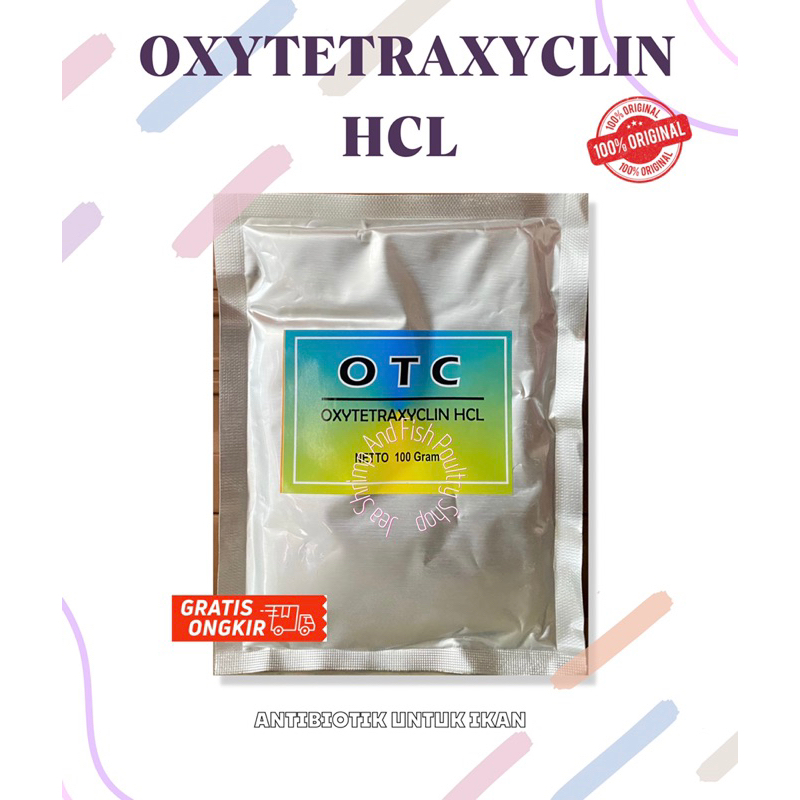 OTC 100 gram OTC BOSTER Oxytetracyclin HCL Antibiotik Ikan