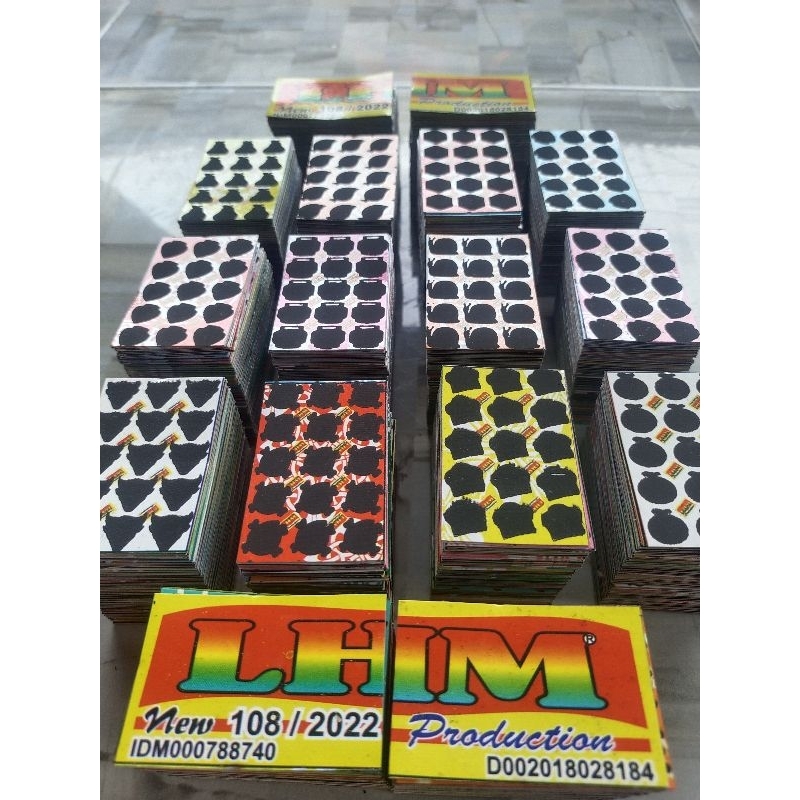 Gosokan merk LHM 15 titik paket isi 2000kupon