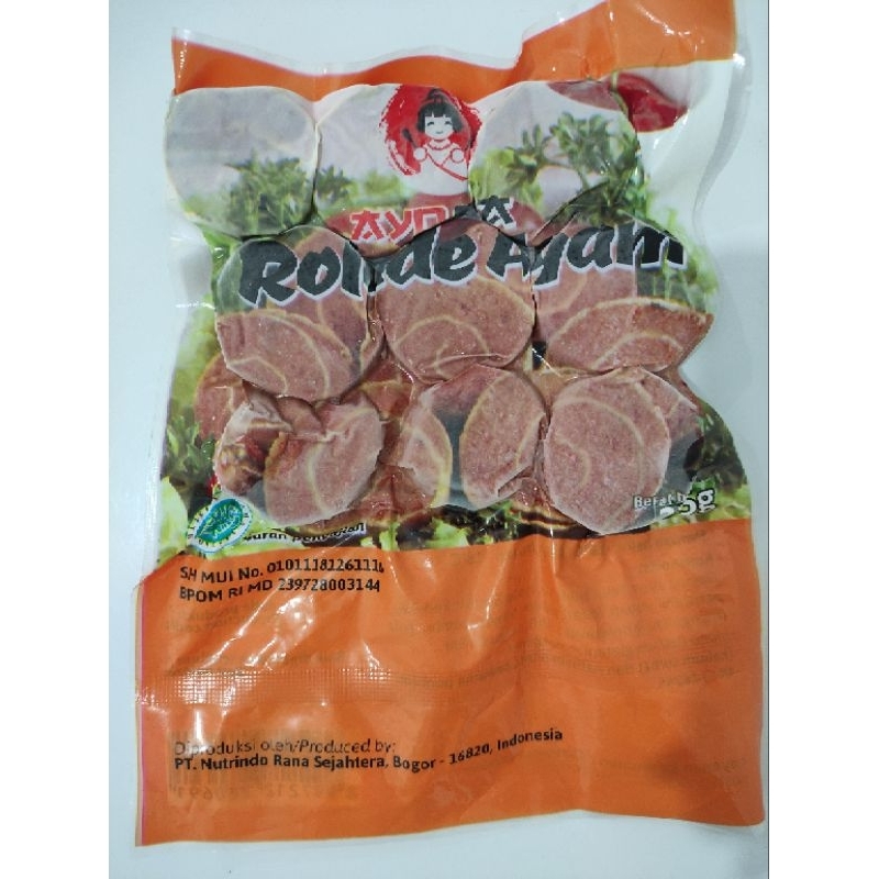 

AYOMA Rolade Ayam Beku 225gr dan 450gr