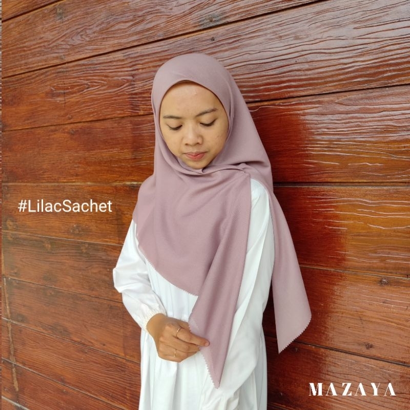 Mazaya Hijab Superfine Voal Sahara Premium Warna Lilac